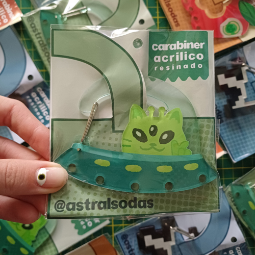 Carabiners de acrilico