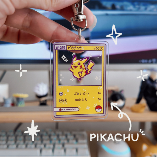 llaveros pokémon cards ( ˘ ³˘)