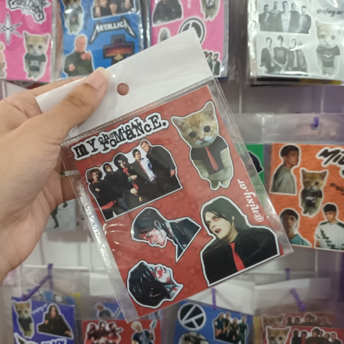 Plancha de stickers My Chemical Romance / Música / Bandas / Artistas